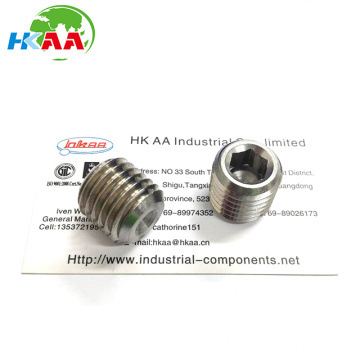 Custom high precision stainless steel grub screws from factory